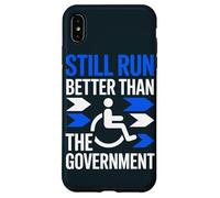 Wheelchair User Pun Rolling Chair Case for iPhone XS Max