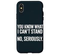Wheelchair User Sarcastic Rolling Chair Case for iPhone X/XS