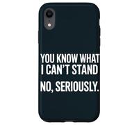 Wheelchair User Sarcastic Rolling Chair Case for iPhone XR