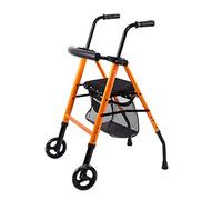 Wheelchair Walker, Lightweight Folding Walker, Elderly Use The Seat Assisted Thick Aluminum Alloy Mobility Needs Walking Aid Non-Slip Walking Stick with Home Use