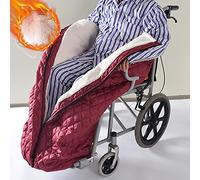 Wheelchair Warm Blanket, Waterproof Fleece Lined Cover for Leg and Lower Body, Winter Use