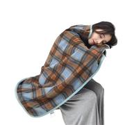 Wheelchair Warmer Shawl, Thickened Velvet Design, Easy to Wear, Warm and Comfortable Suitable for The Elderly and Disabled(J,Small)