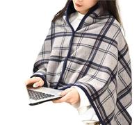 Wheelchair Warmer Shawl, Thickened Velvet Design, Easy to Wear, Warm and Comfortable Suitable for The Elderly and Disabled(L,Large)