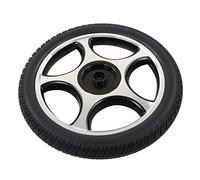 Wheelchair Wheel 16in PU Low Noise Walker Caster Replacement Part for Rollator Trolley