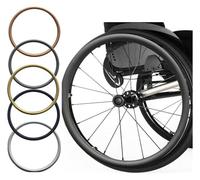 Wheelchair Wheel Covers,Silicone Hand Push Cover,Wheelchair Push Rim Covers 24 inch/22inch,Non-Slip Wear-Resistant,for Improve Grip and Traction(Gun Gray,22inch)