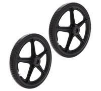 Wheelchair Wheel Replacement, 14x1.75 Solid Tire Walker Caster 14” Universal Rollator Manual Wheelchair Rear Wheel Accessories