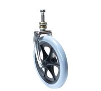 Wheelchair Wheel Replacement Parts Wheelchair Front Wheel Anti-Slip Rollator Walker Replacement Casters 5/6/8 Parts Fork Drive Front