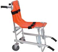 Wheelchairs Foldable Emergency Stair Evacuation Chair 4 Wheels Ambulance Firefighter Evacuation Medical Transport Chair for Ambulance Firefighter Evacuation Use