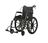 Wheelchairs Folding Wheelchairs, Self-Propelled Wheelchairs Thickened Carbon Steel Belt 22-Inch