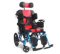 Wheelchairs for Adults,Aluminum Lightweight Foldable Transport Chairs,Comfortable 18Inch Wide Bariatric Handicap Seat,with Hand Brake,All Terrain Fold Up Wheel Chair, 28000 Grams