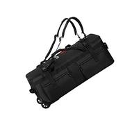 Wheeled Duffel Bag Foldable Travel Bag Large Portable Overnight Suitcase Backpack Outdoor Camping Beach Car Bags Hiking Rucksack(Black)