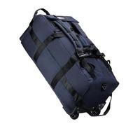 Wheeled Duffel Bag Rolling Garment Bag Large Portable Overnight Suitcase Backpack for Beach Business Trip Camping Storage Bag- Blue