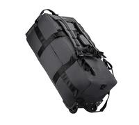 Wheeled Duffel Bag Rolling Garment Bag Large Portable Overnight Suitcase Backpack for Beach Business Trip Camping Storage Bag- Gray