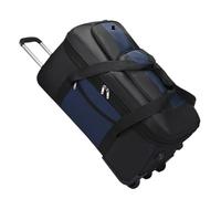 Wheeled Duffle Bag Oxford Cloth Expandable Multi-Wheel Travel Bag Large Moving Luggage Carry-On Suitcase(S,Blue)