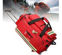 Wheeled First Aid Bag with Reflective Strip