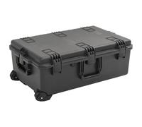 Wheeled Flight Case Tool Box Tool Storage Protective Hard Case Black PP vidaXL