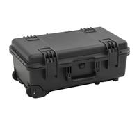 Wheeled Flight Case Tool Box Tool Storage Protective Hard Case Black PP vidaXL