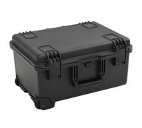 Wheeled Flight Case Tool Box Tool Storage Protective Hard Case Black PP vidaXL