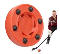 Wheeled Hockey Puck - 3 Inch Skill Disc, Low Friction PVC Nylon Hockey Ball with Stable Control | Multi Purpose Sports Equipment for Field Games