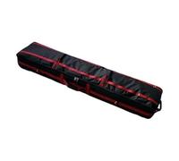 Wheeled Snowboard Bag, Ski Equipment Carry Bag, Fashion Portable Handbag, Storage Pouch, Carrying Case for Spo, RedBlack 155x32x20cm