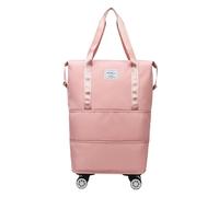 Wheeled Travel Bag - Lightweight Waterproof Case, Rolling Duffel Bag with Expandable Storage | Portable Duffle Luggage with Rollers for Business Trips, Weekend Getaways, Holidays, and Daily CommuteWhe