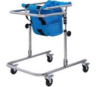 Wheeled Walker for Children, Adjustable Height Standing Walking Aid for Cerebral Palsy Kids, Suitable for Height 31"- 47", Mobility Rehabilitation Walker Frame for Disabled