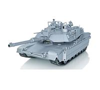 wheelfun 1:16 Scale Full Metal RC Tank US Abrams M1A2 3918 Electric Tracked Car TUSK I 550 Motor Gearbox Barrel Recoil Lifting System Hobby Grade Model