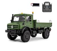 wheelfun 3Speed Transmission LESU 1/14 U4023 Remote Control Truck All Metal RC Off Road Vehicle RTR Light Sound System Flysky Radio Hobby Grade Model for Ages 14+(Green)