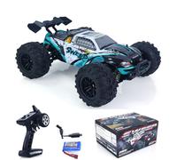 wheelfun 70Km/H High Speed Model Scy 16101Pro 1/16 Remote Control Monster Truck Rc Off-Road Car 2847 Brushless Motor Metal Differntial Hobby Grade Model for Adult Hobby(Green)