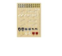 wheelfun Decal for 1/16 Henglong Remote Control Tank German Tiger I 3818 3819 Panther V 3848 3849 3858 3859 3868 3869 3879 3888 3888A