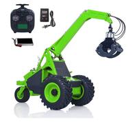 wheelfun DIY LESU AOUE 225A Metal 1/14 RC Hydraulic Log Loader Remote Control Sugarcane Loader RTR Model 4CH Valve Battery Radio Hobby Grade Model for Ages 14+