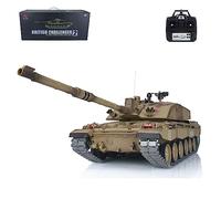 wheelfun Heng Long RC Challenger II 1/16 7.0 RTR Metal Tracks Smoking Generator BB Shooting Airsoft Tank