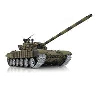 wheelfun Heng Long T72 RC Tank 3939 360° Turret 1:16 Tk7.0 Metal Tracks Linkages Red Eye for Hobby BB Shooting Airsoft Tank That Shoot