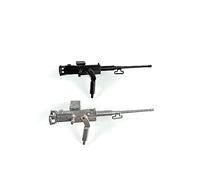 wheelfun Heng Long US in Stock, Metal Machine Gun for 1/16 3898 Sherman 3918 M1A2 Abrams RC Tank Model RC Tank Spare Part