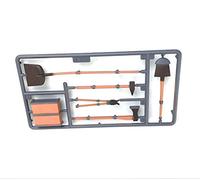 wheelfun Heng Long US in Stock, RC Tank Plastic Decoration Set for 1/16 German Tiger I RC Tank 3818 Parts Bag