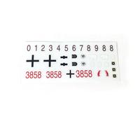 wheelfun Henglong 1/16 Scale German Panzer IV F RC Tank 3858 Decoration Decal Spare Part