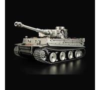 wheelfun Henglong 1/6 Full Metal German Tiger I RTR RC Tank 3818 Tracks Barrel Recoil for Adult Hobby BB Shooting Airsoft Tank That Shoot