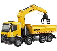 wheelfun HUINA 1575 RC 1/14 Timber Grab Truck Dumper Model 2.4G Radio 1200MAH Battery Hobby Grade Model Toys for Adult