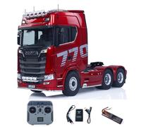 wheelfun KABOLITE 1/14 6x6 770S 100 RC Tractor Truck Remote Control Lorry Car 2Speed Gearbox Differential Lock Battery Radio RTR Model for Adult