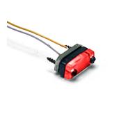 wheelfun LED 2V-2.2V Warning Lamp Plastic Marker Light for DIY 1:14 RC Tractor Truck Model 56368 56371 Engineering Car Dumper 3363