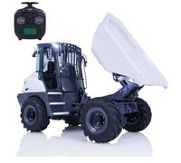 Wheelfun LESU 1/14 4X4 Tipper Car AOUE 6MDX Metal RC Hydraulic Articulated Dumper Truck Adult Hobby