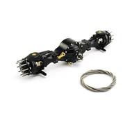 wheelfun Lesu Metal Front Axle W/Differential Lock 1/14 for Tamiyay Rc Tractor Truck Q-9008