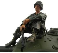 wheelfun Mato 1:16 1/16 American Soldier Figure Resin World War II Model MF2002 Tankman Tank Commander