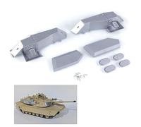wheelfun Metal Decorative Parts for 1/16 Heng Long Rc Tank M1A2 Abrams 3918 Tanks Model