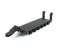 wheelfun Metal RC Hydraulic Semi Trailer for 1/14 Elefant FAUN SLT-56 Tank Transporter