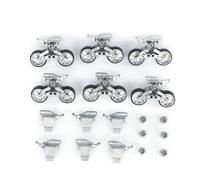 wheelfun Metal Road Wheels for Henglong 1/16 USA M4A3 Sherman RC Tank 3898 Electric Tank Parts for Ages 14+