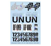 wheelfun RC Tank Stickers for Henglong 1/16 M1A2 Abrams 3918 Barrel Recoil BB IR Turret Gearbox Wheels Battery Model Decoration Parts