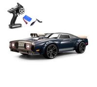 wheelfun Scy 16303 1/16 2.4Ghz Remote Control Muscle Car 4Wd Rc Drift Vehicle 7 Modes Light Reserved Power Connectors Charging Protection Hobby Grade Model for Adult Hobby(Blue)