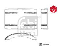 Wheelhouse Liner Left Rear Right Fits Mercedes FEBI BILSTEIN 1000084