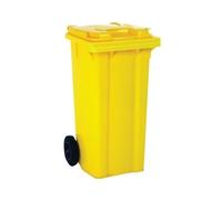 VFM REFUSE CONTAINER 120L 2 WHLD YLW 33 33
